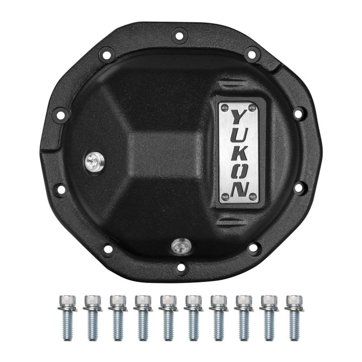 Yukon Gear Hardcore Diff Cover for 8.5inch GM Rear w/ 5/16inch Cover Bolts - Bull Strap