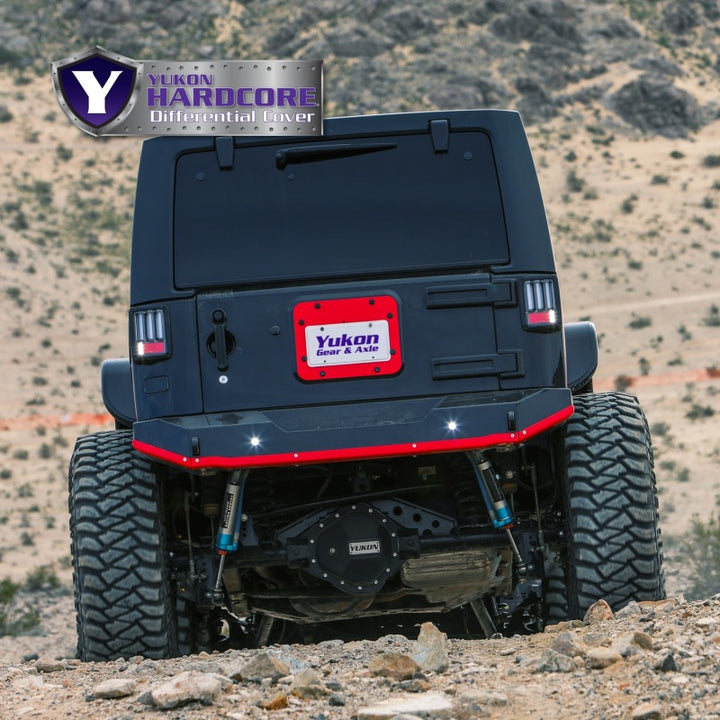 Yukon Gear Hardcore Diff Cover for 8.5inch GM Rear w/ 5/16inch Cover Bolts - Bull Strap