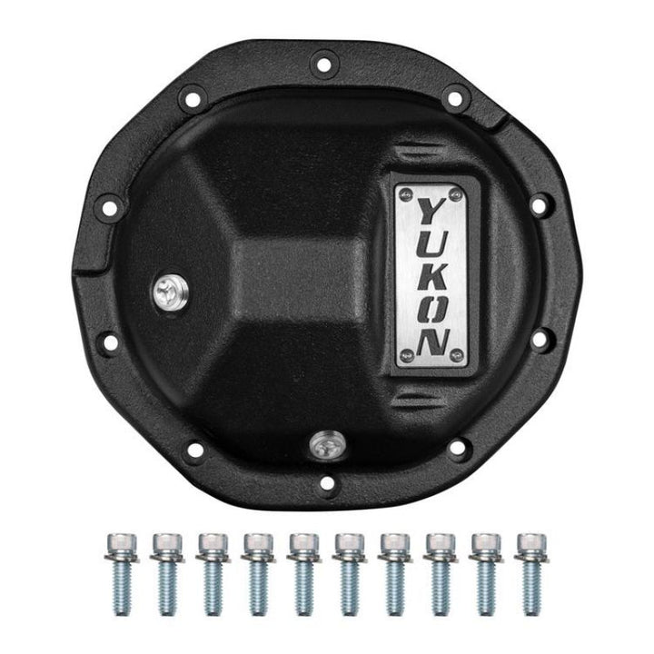Yukon Gear Hardcore Diff Cover for 8.5inch GM Rear w/ 5/16inch Cover Bolts - Bull Strap
