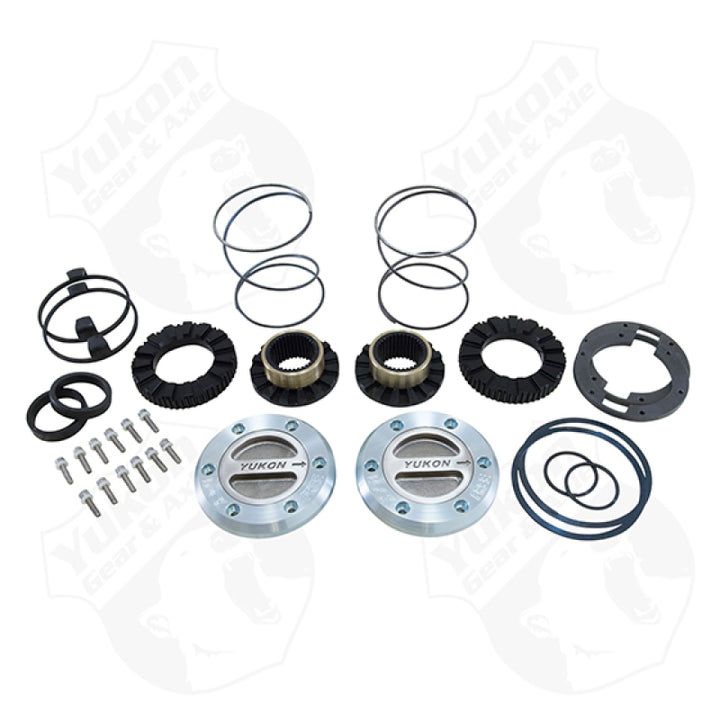 Yukon Gear Hardcore Locking Hub Set For Dana 60 / 35 Spline. 99-04 Ford - Bull Strap