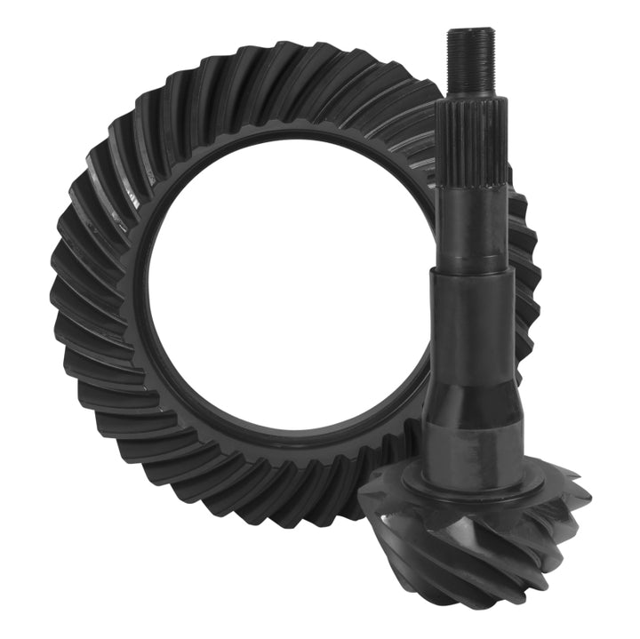 Yukon Gear High Performance Gear Set For 10 & Down Ford 10.5in in a 3.73 Ratio - Bull Strap