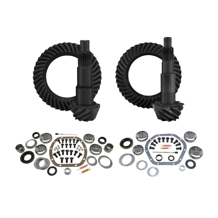 Yukon Gear & Install Kit Package For Jeep JK (Non-Rubicon) in a 5.13 Ratio - Bull Strap