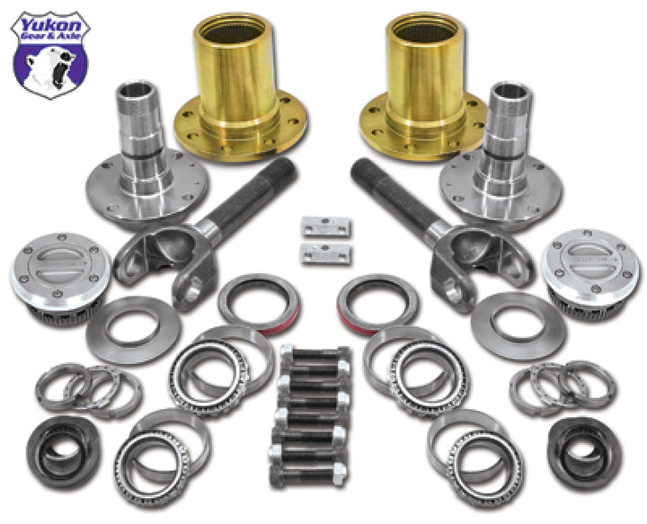 Yukon Gear Spin Free Locking Hub Conversion Kit For Dana 60 & Aam / 00-08 SRW Dodge - Bull Strap