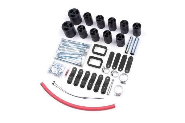 Zone Offroad 87-95 Jeep Wrangler YJ 3in Body Lift - Manual Trans - Bull Strap