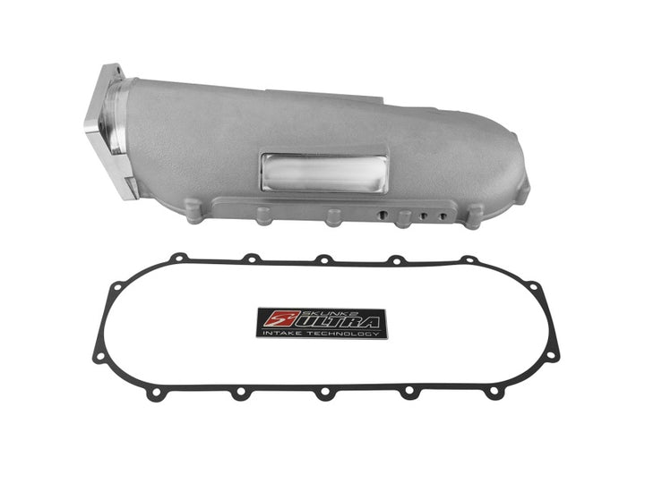 Skunk2 Ultra Race Series Side-Feed Plenum - K Series - 3.5L Volume 90mm Inlet - Bull Strap