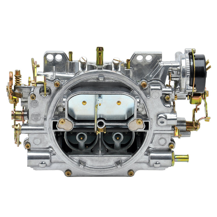 Edelbrock Carburetor Performer Series 4-Barrel 600 CFM Electric Choke Satin Finish - Bull Strap
