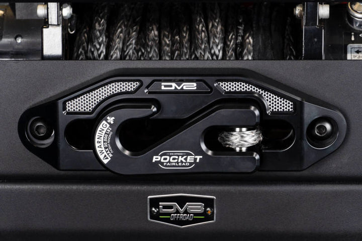 DV8 Offroad Pocket Fairlead For Synthetic Rope Winches - Bull Strap