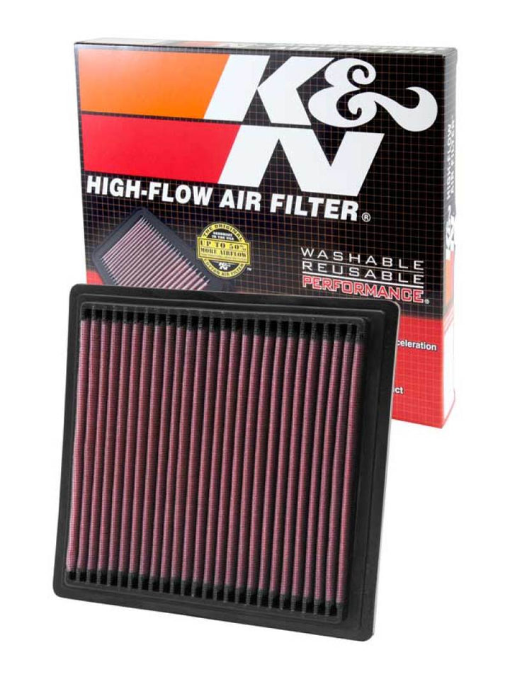 K&N 95-01 Honda Civic 1.5L/1.6L / 95-02 Honda CR-V 2.0L Drop In Air Filter - Bull Strap