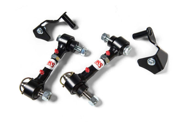 JKS Manufacturing Jeep Wrangler JL Quicker Disconnect Sway Bar Links 0-2in Lift - Bull Strap