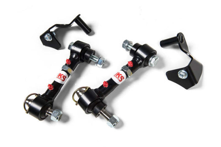 JKS Manufacturing Jeep Wrangler JL Quicker Disconnect Sway Bar Links 0-2in Lift - Bull Strap