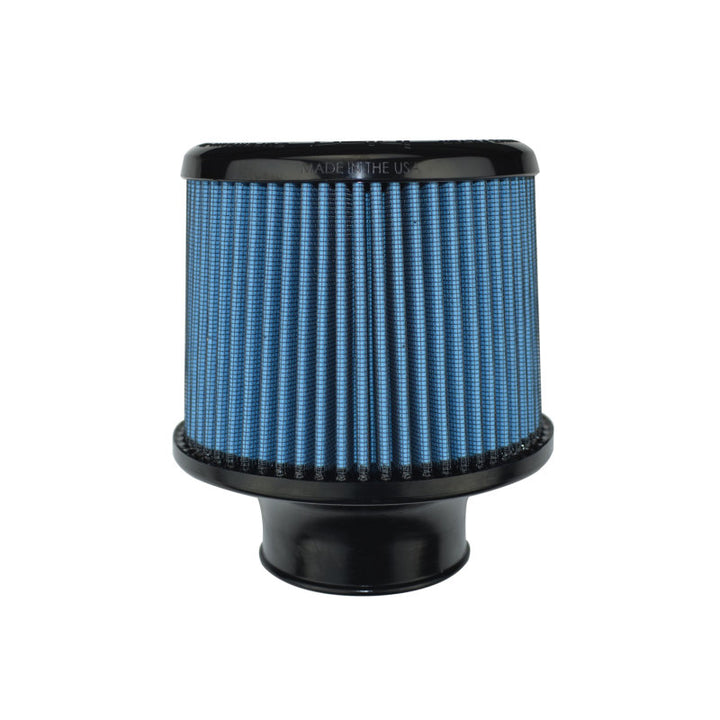 Injen AMSOIL Ea Nanofiber Dry Air Filter - 2.75 Filter 6 Base / 5 Tall / 5 Top - Bull Strap