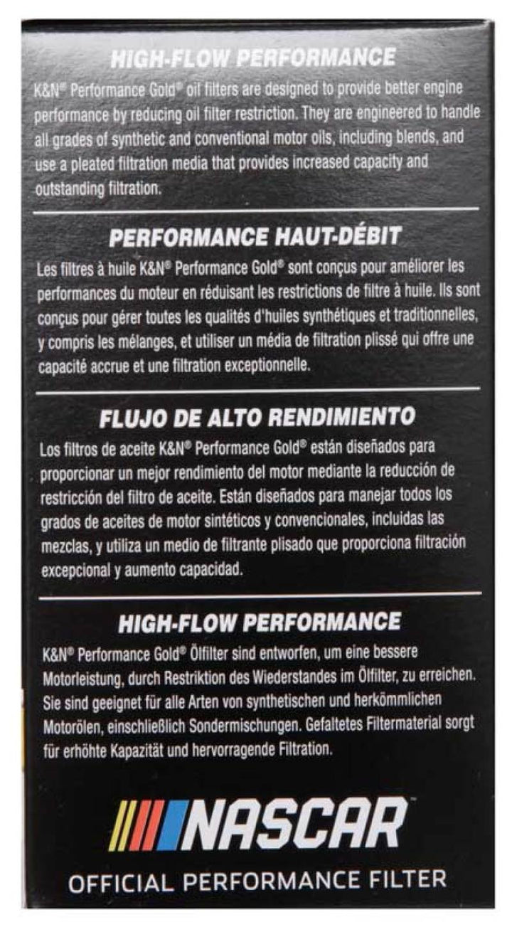 K&N 2018 Audi RS3 2.5L Cartridge Oil Filter - Bull Strap