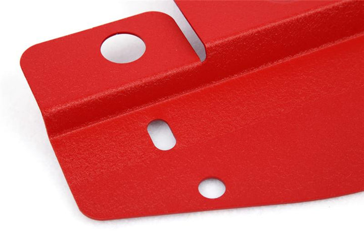 GrimmSpeed 08+ Subaru Impreza/WRX/STI Radiator Shroud w/Tool Tray - Red - Bull Strap