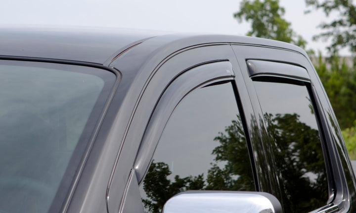 AVS 01-04 Toyota Hilux Double Cab Ventvisor In-Channel Front & Rear Window Deflectors 4pc - Smoke - Bull Strap