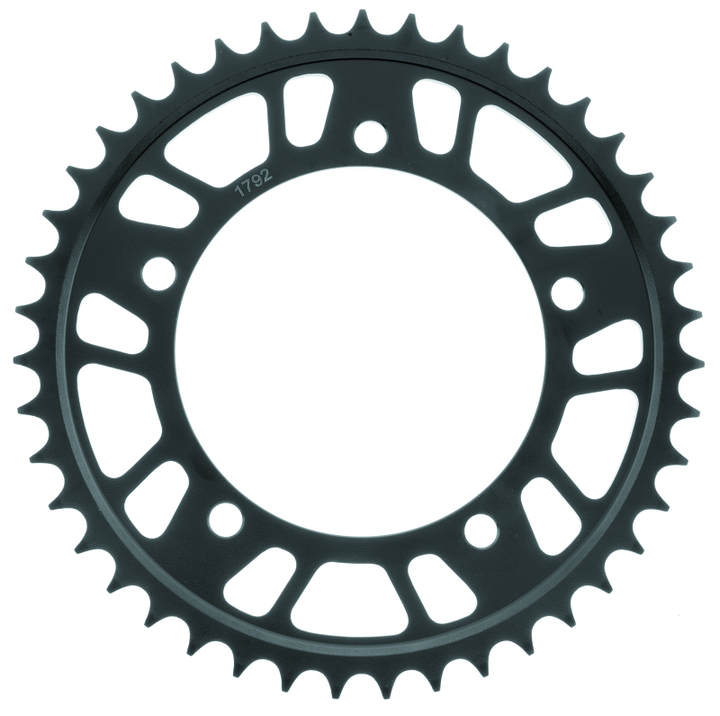 BikeMaster Suzuki Rear Steel Sprocket 525 43T - Black - Bull Strap