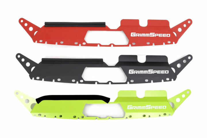 GrimmSpeed 15+ Subaru WRX/STI Radiator Shroud  - Red - Bull Strap