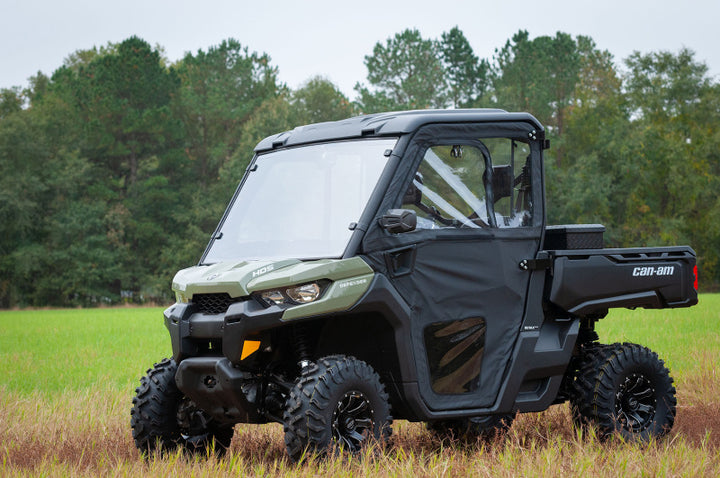 Seizmik 16-24 Can Am Defender HD5-HD10 Front Soft Door Kit - Bull Strap