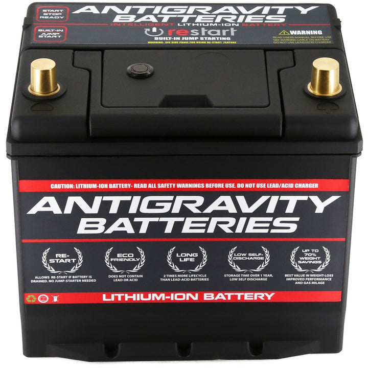 Antigravity Q85/Group 35 Lithium Car Battery w/Re-Start - Bull Strap