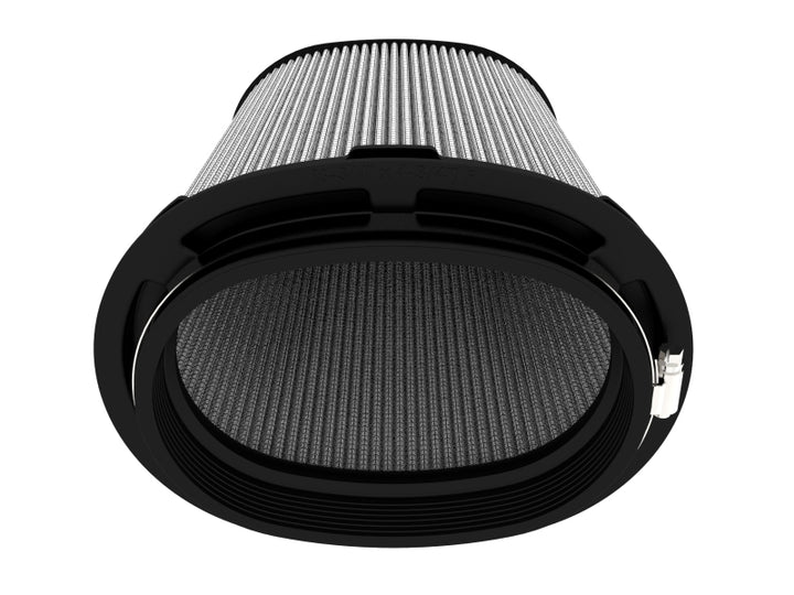 aFe Magnum FLOW Pro DRY S Air Filter 6.75x4.75 Flange 8.25x6.25 Base (Mt2) 7.25x5 Top 8.5 Height - Bull Strap