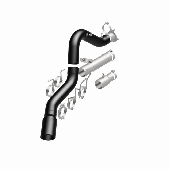 MagnaFlow 2024+ Chevy Silverado 2500HD/3500HD Black Series Filter-Back Performance Exhaust - Bull Strap