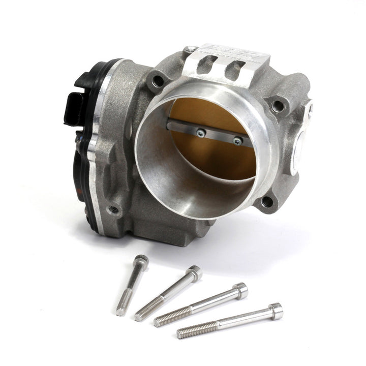BBK 11-17 Ford Mustang 3.7L V6 / 11-14 Ford F-150 3.7L 73mm Throttle Body BBK Power Plus Series - Bull Strap