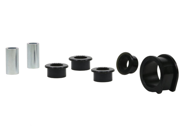 Whiteline 05-21 Nissan Frontier Steering Rack Mount Bushing Kit - Front - Bull Strap