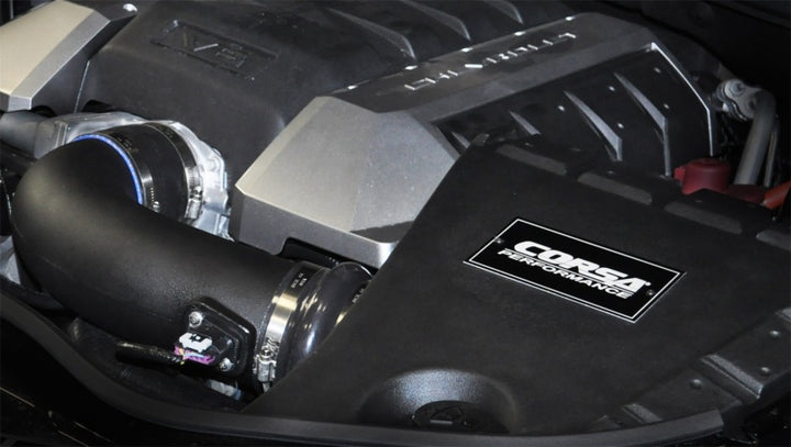 Corsa Chevrolet Camaro 10-14 SS 6.2L V8 Air Intake - Bull Strap