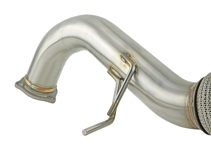 Skunk2 16-20 Honda Civic 1.5T Downpipe Kit w/ Cat - Bull Strap