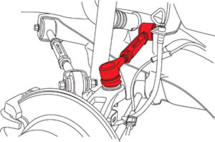SPC Performance 03-07 Honda Accord/04-08 Acura TSX Rear EZ Arm XR Adjustable Control Arm - Bull Strap