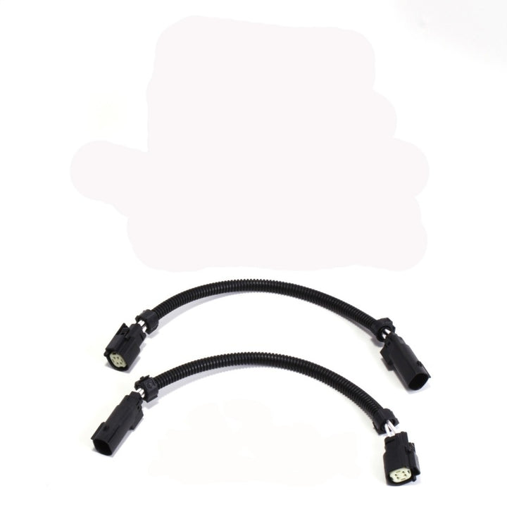 BBK 18-20 Ford Mustang GT O2 Sensor Wire Harness Extensions 16in (Pair) - Bull Strap