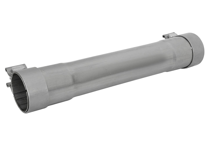 aFe MACH Force-Xp 304 SS Resonator Delete 3in Inlet/Outlet x 3in Dia x 16in L - Bull Strap