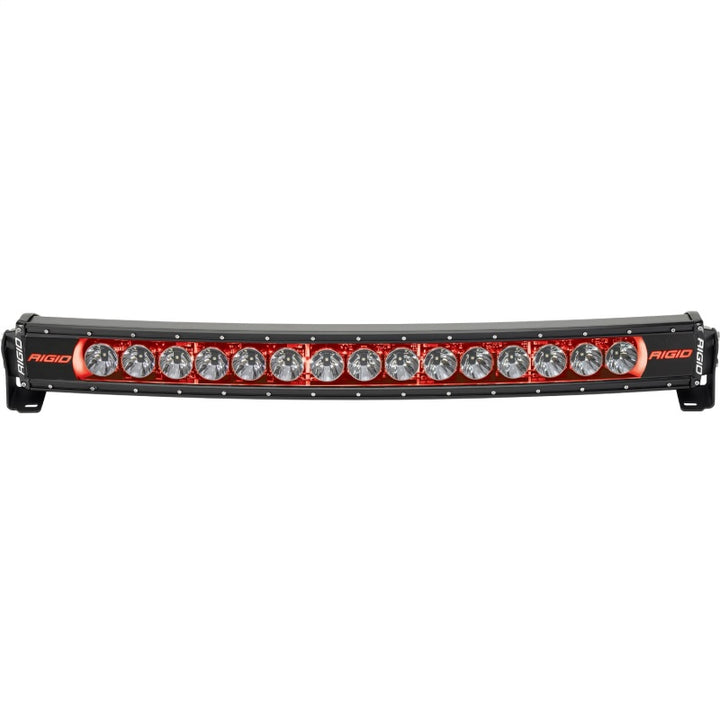 Rigid Industries Radiance+ Curved 30in. RGBW Light Bar - Bull Strap