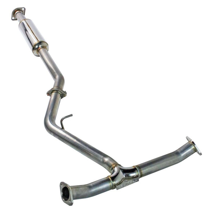 Remark 22+ Subaru WRX 2.5 in. Midpipe Kit (Resonated-Quiet) - Bull Strap