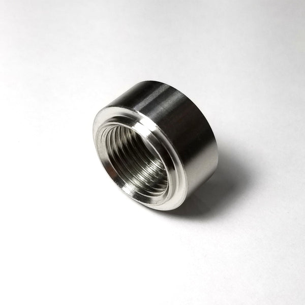 Stainless Bros M18x1.5 O2 Sensor Bung Step Type - Bull Strap
