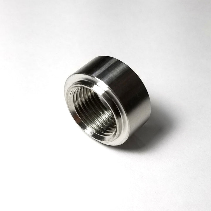 Stainless Bros M18x1.5 O2 Sensor Bung Step Type - Bull Strap