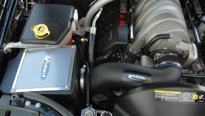 Volant 06-10 Jeep Grand Cherokee 6.1 V8 Pro5 Closed Box Air Intake System - Bull Strap
