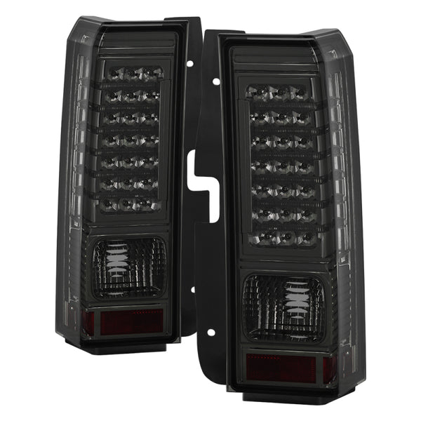 xTune Hummer H3 06-09 ( Non H3T ) LED Tail Lights Smoke ALT-ON-HH306-LED-SM - Bull Strap