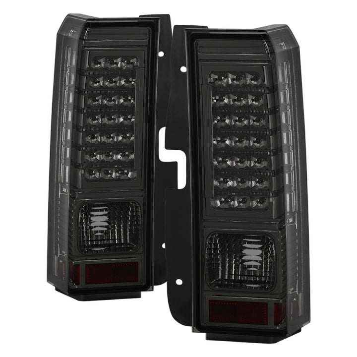 xTune Hummer H3 06-09 ( Non H3T ) LED Tail Lights Smoke ALT-ON-HH306-LED-SM - Bull Strap