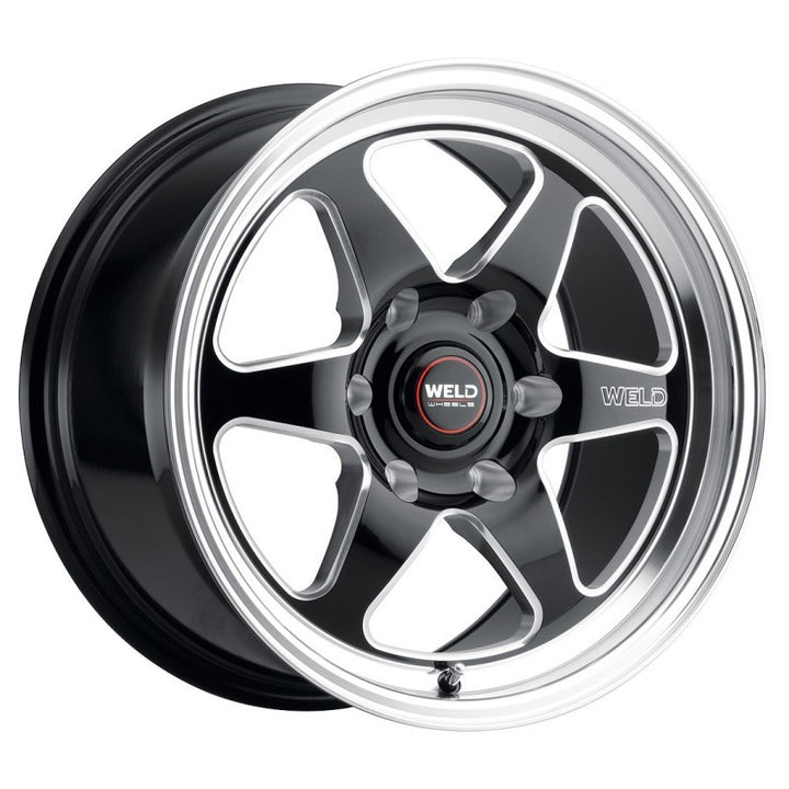 Weld S156 17x10 Ventura 6 Drag 6x139.7 ET25 BS6.50 Gloss BLK MIL DIA 106.1 - Bull Strap