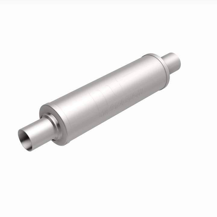 MagnaFlow Muffler Mag SS 14X4X4 2X2 C/C - Bull Strap