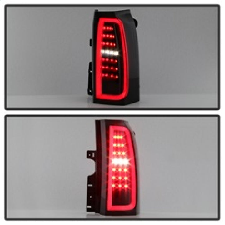 Spyder Chevy Tahoe / Suburban 15-17 LED Tail Lights - Black Smoke (ALT-YD-CTA15-LED-BSM) - Bull Strap