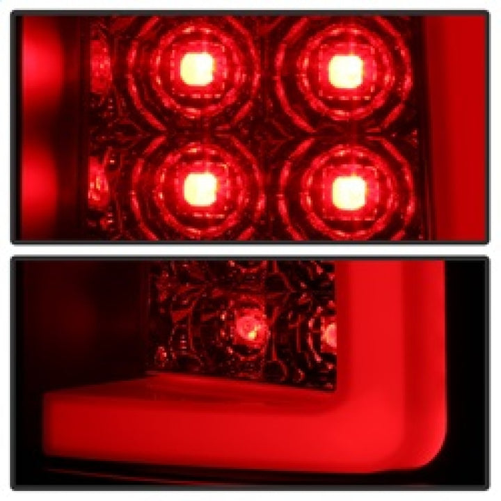 Spyder 07-13 Silverado (Will Not Work w/2010 921 Bulb)V3 Tail Lights Blk Smk ALT-YD-CS07V3-LBLED-BSM - Bull Strap