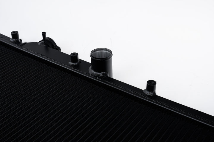 CSF 08-15 Subaru Impreza WRX/STI 1-Row 31mm High-Performance Aluminum Radiator - Black - Bull Strap