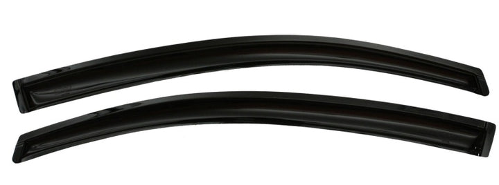 AVS 12-15 Honda Civic Coupe Ventvisor Outside Mount Window Deflectors 2pc - Smoke - Bull Strap