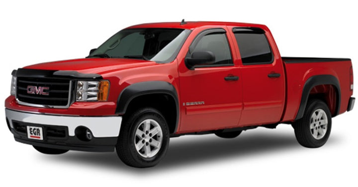 EGR 07-13 GMC Sierra LD 5.8ft Bed Rugged Look Fender Flares - Set (751414) - Bull Strap