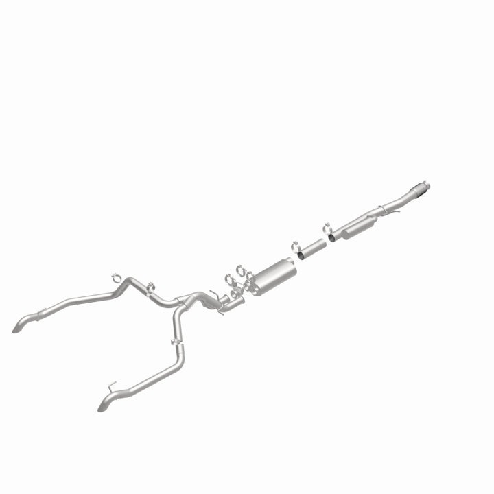 MagnaFlow 24-25 Chevrolet/GMC Silverado/Sierra 1500 ZR2/AT4X Overland Series Cat-Back Exhaust System - Bull Strap