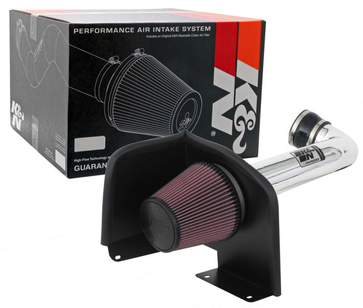 K&N 09-10 Yukon/Sierra/Tahoe/Silverado/Escalade High Flow Performance Kit - Bull Strap