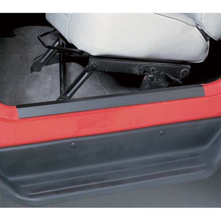 Rugged Ridge 04-06 Jeep Wrangler LJ Black Door Entry Guard Set - Bull Strap