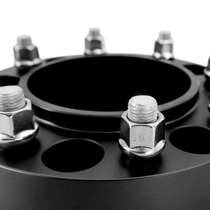 Borne Off-Road Wheel Spacers - 6x139.7 - 78.1 - 50mm - M14x1.5 - Black - Bull Strap