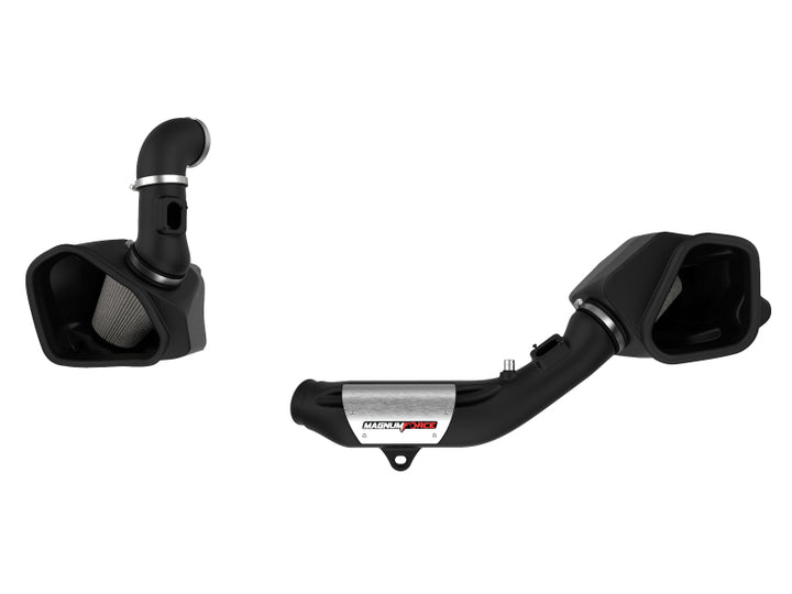 aFe POWER Magnum FORCE Stage-2 Pro DRY S Cold Air Intake System 15-19 BMW M3/M4 3.0L - Bull Strap